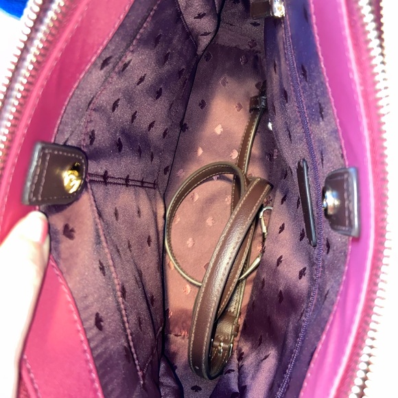 Kate Spade Dawn Satchel Magenta - Picture 4 of 8
